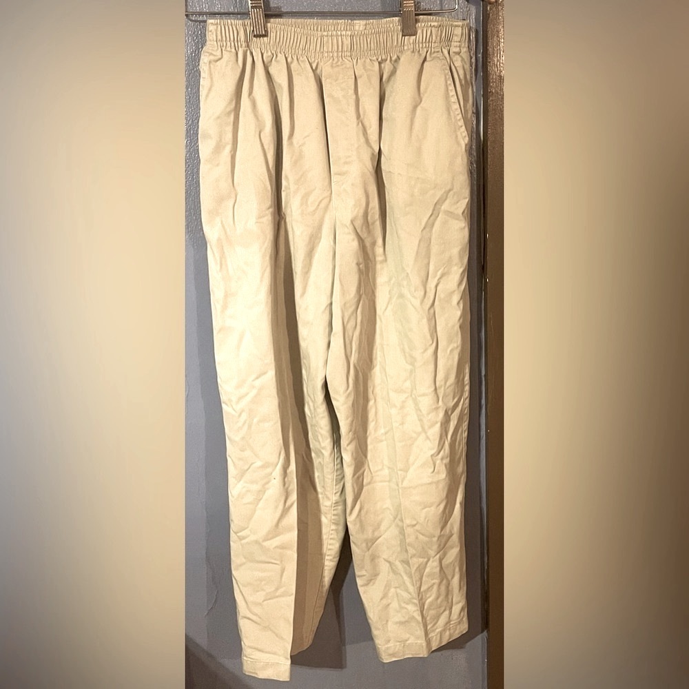 Cabin creek pull on khaki pants 12P